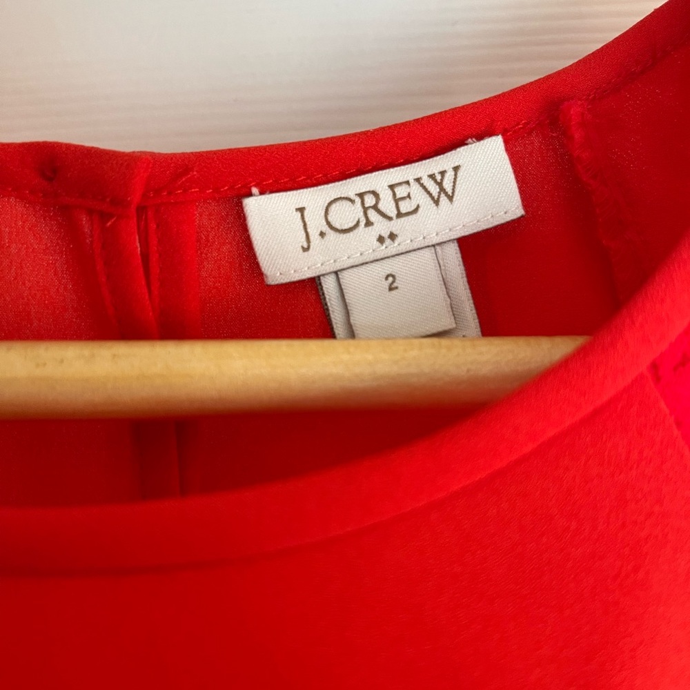 J Crew red top - Picture 4 of 4
